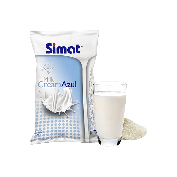 Simat Cream Azul Dairy Powder 500 g Semi-Skimmed|Distribución Mayorista