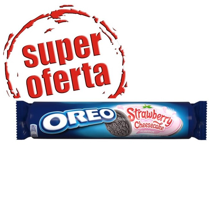 Oreo Rodillo Strawberry Cheesecake 154g-Distribución Mayorista