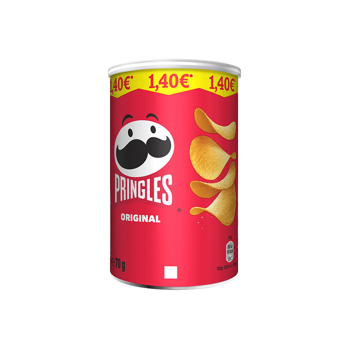 Pringles Marqued 1.40€ 70g - Distribución Mayorista