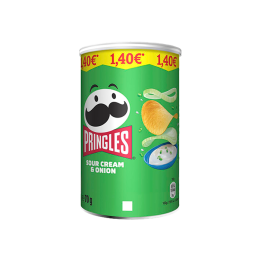 Pringles Sour Cream Onion Marcado 1.40€ 70g - Distribución Mayorista