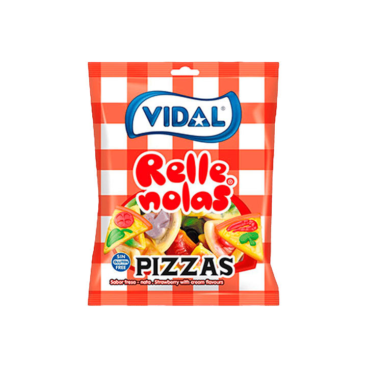 Rellenolas Pizza Gummies 90 g Vidal | Distribución Mayorista