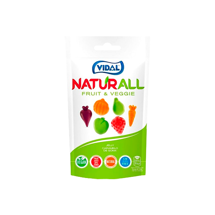 Naturall Fruit & Veggie 60 g Brillo Vidal | Distribución Mayorista