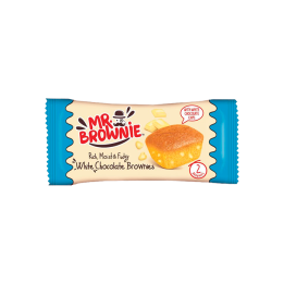 Brownie Witte Chocolade 50g Mr. Brownie - Distribución Mayorista