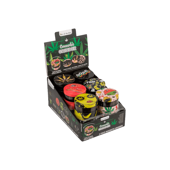 Grinder Acrílico Tres Partes 5,5cm - Distribución Mayorista