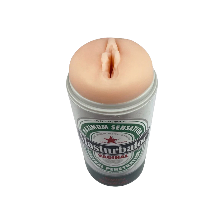 Masturbador Vaginal Super Realístico Cerveza
