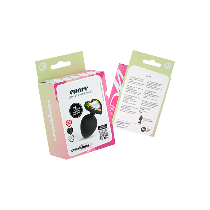 Crushious Anaal Hart Plug S 7 cm | Distribución Mayorista