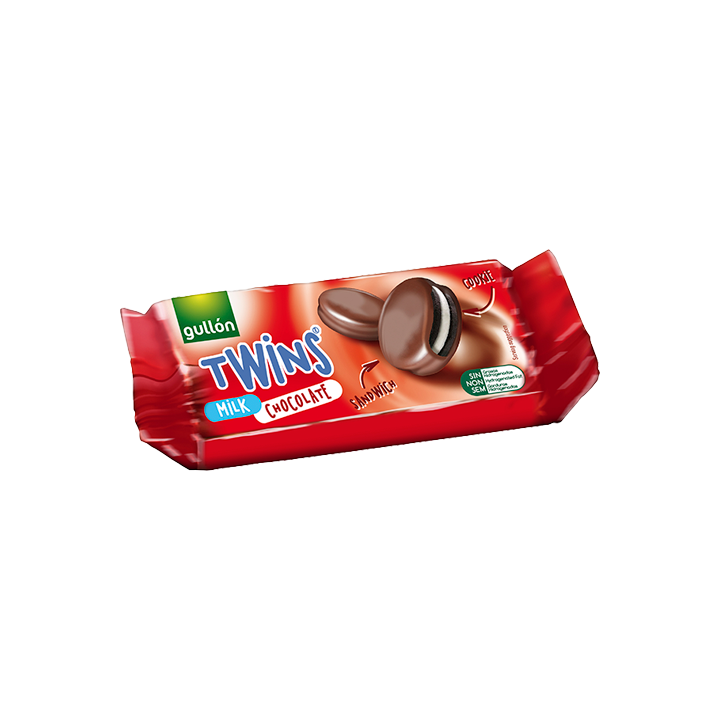 Twins Chocolate con Leche 42g Gullón-Distribución Mayorista