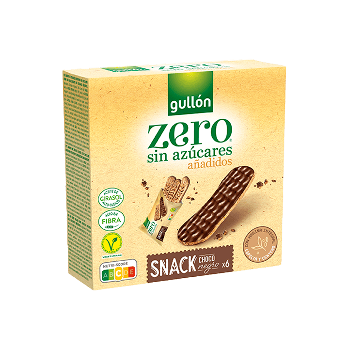 Snack Zero Chocolate Negro 25g Gullón-Distribución Mayorista