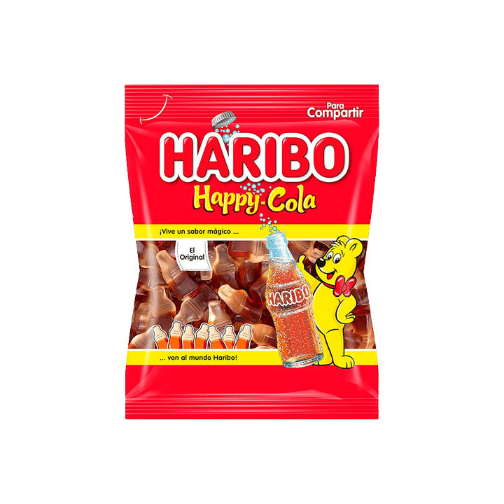 Happy Cola Brillo 100g Haribo-Distribución Mayorista