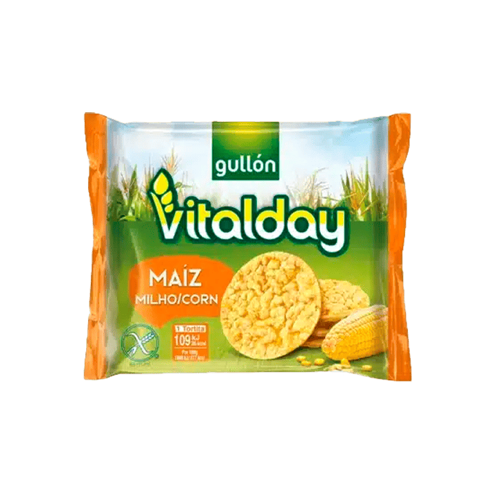 Tortitas de Maíz Vitalday 27,2g-Distribución Mayorista