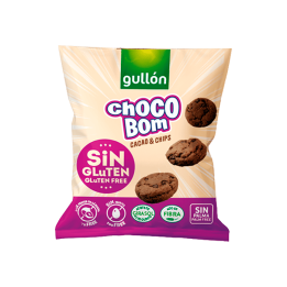Chocobom Mini Cacao S/G 3 x 40g Gullón - Distribución Mayorista