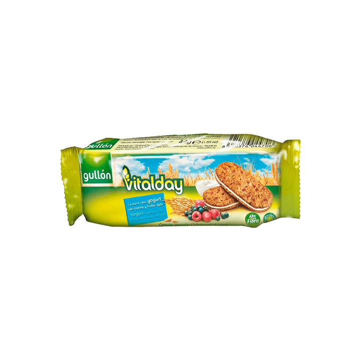 Sandwich Yogur Vitalday 44 g Gullón 15 uds | Distribución Mayorista