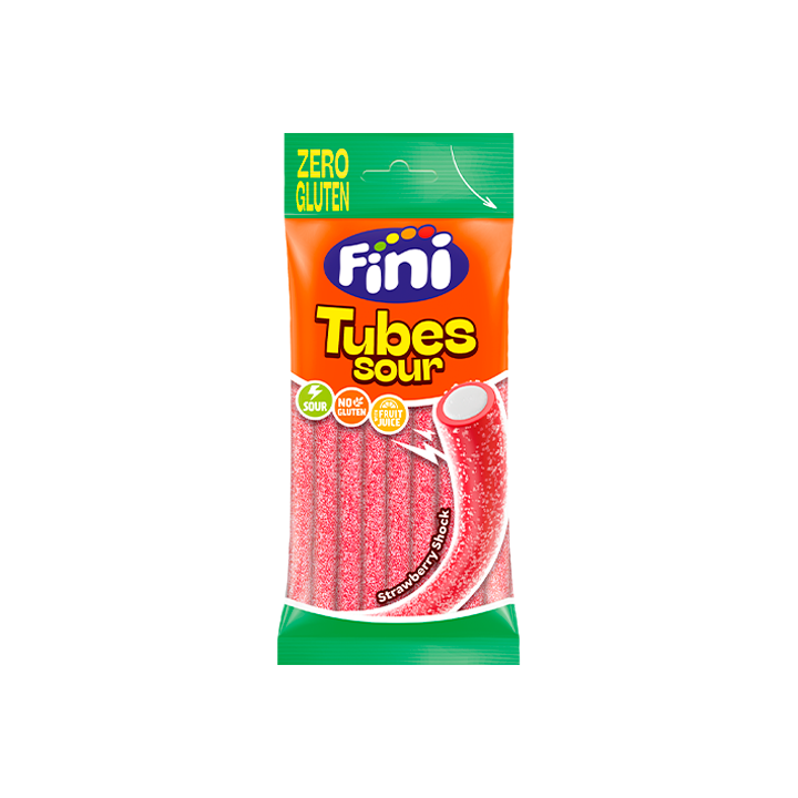 Tubes Sour Zero Gluten 75 g Fini | Distribución Mayorista