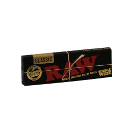 Raw Classic Black Single Wide - Distribución Mayorista