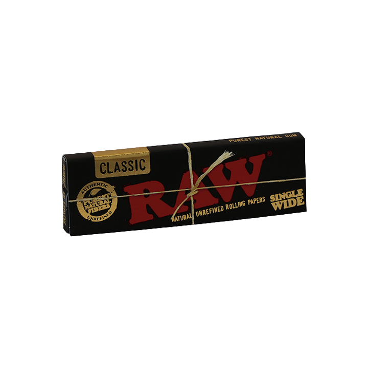 Raw Classic Black Single Wide - Distribución Mayorista