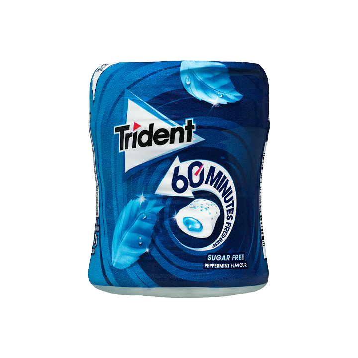 Trident 60 Minutos Menta 68,2g - Distribución Mayoristas