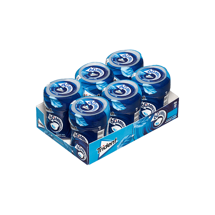 Trident 60 Minuten Munt 68,2 g - Distribución Mayoristas