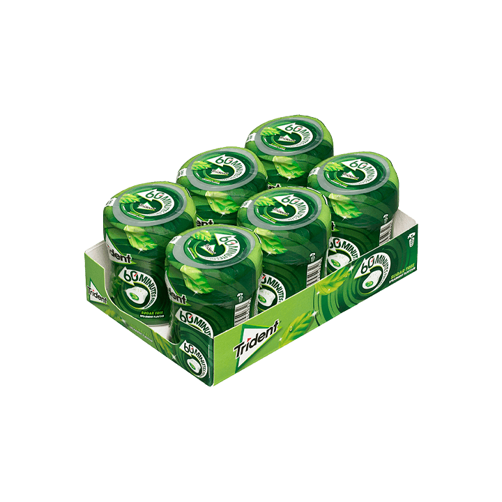 Trident 60 Minuti menta verde 68,2 g | Distribución Mayorista