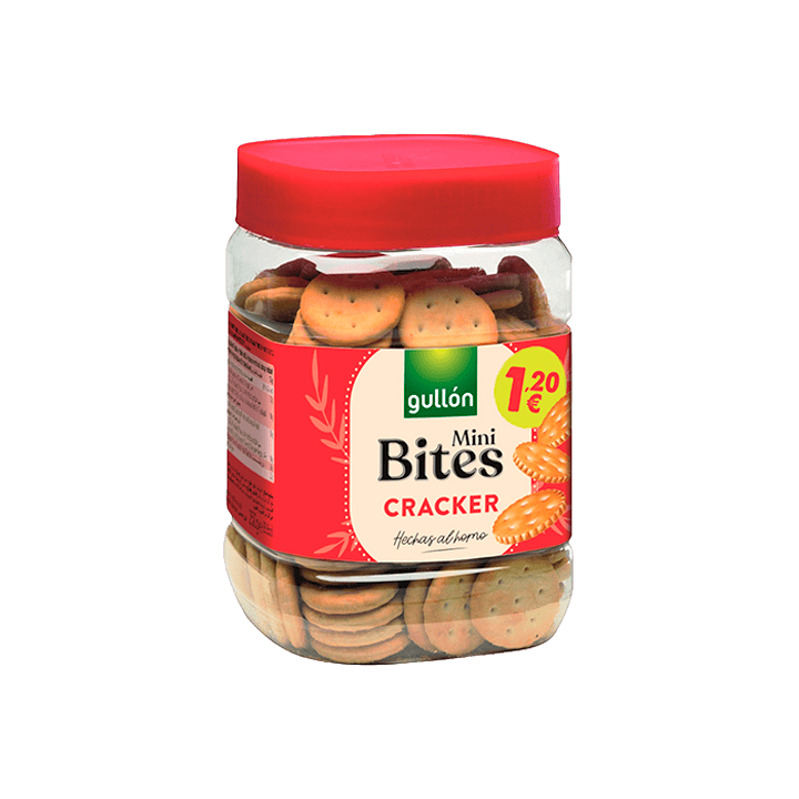 Mini Bites Cracker 250g Gullón Marcado - Distribución Mayorista