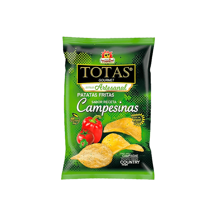 Totas Gourmet Campesinas 30g Tosfrit-Distribución Mayorista