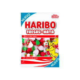 Fresas con Nata 100g Haribo-Distribución Mayorista