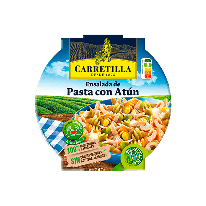 Salad Pasta with Tuna 240g Carretilla-Distribución Mayorista