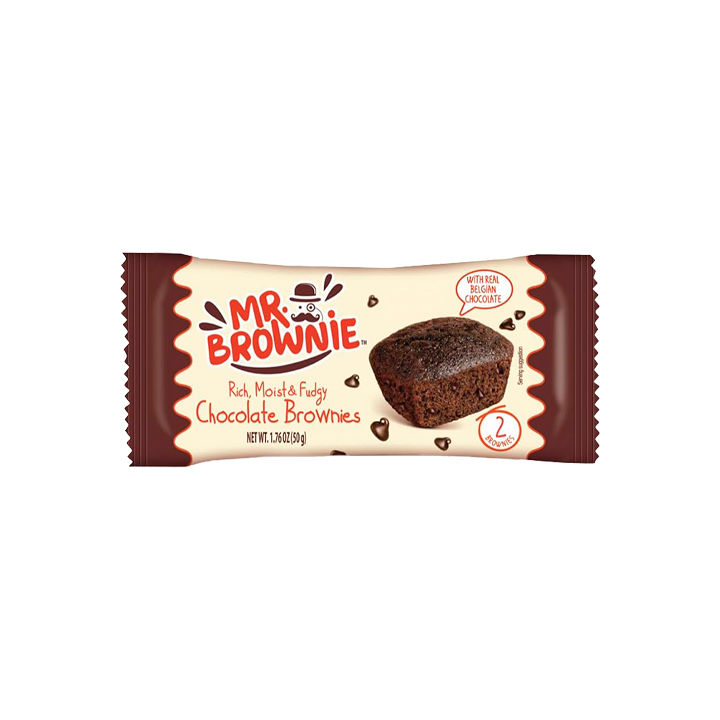 Brownie Chocolate 50g Mr Brownie-Distribución Mayorista