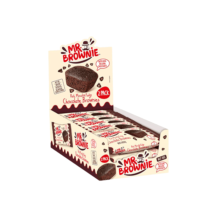 Brownie chocolade 50 g Mr Brownie -Distribución Mayorista