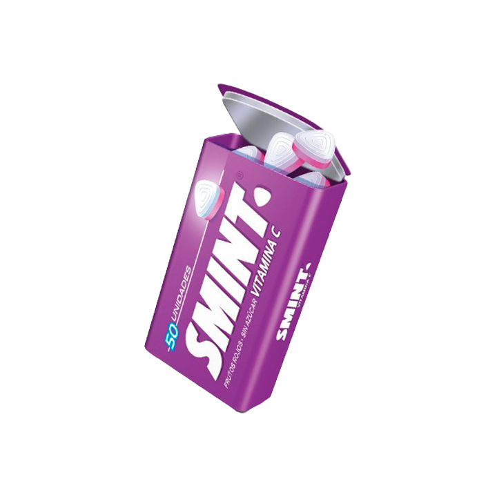 Smint Tin Frutos Rojos 12uds-Distribución Mayorista