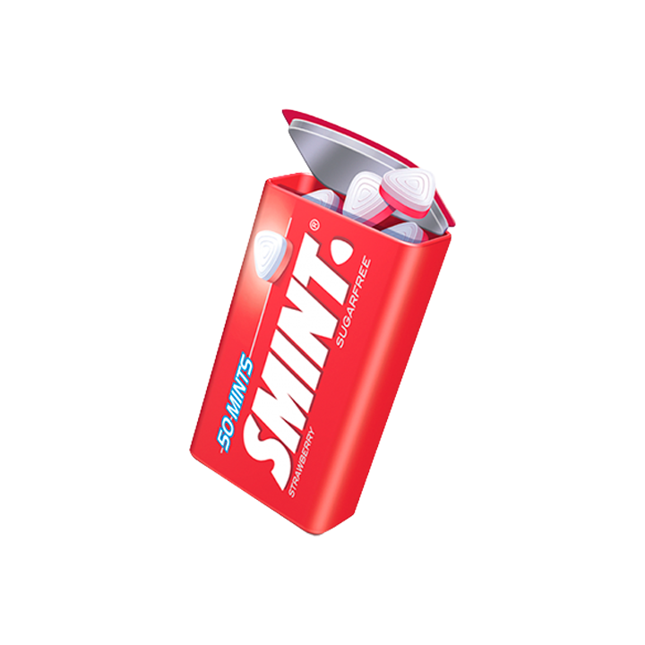 Smint Tin Aardbei 12 stuks-Distribución Mayorista