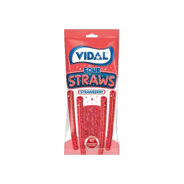 Straws Pica Erdbeere 90g Vidal-Distribución Mayorista
