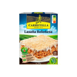 Lasaña Boloñesa 375g Carretilla-Distribución Mayorista