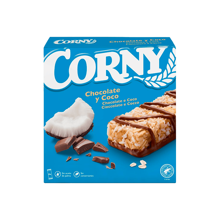 Barrita Corny Chocolate y Coco 25g-Distribución Mayorista