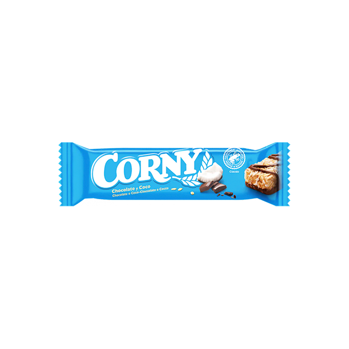 Corny Chocolade en Kokos 25 g Hero | Distribución Mayorista