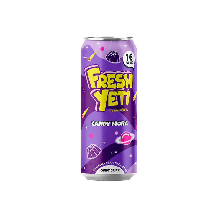 Freshyeti Candy Mora 500ml Marcado 1€-Distribución Mayorista