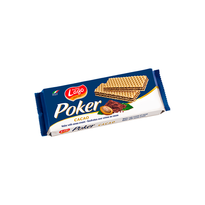 Poker Cacao 4x45g Gastone Lago - Distribución Mayorista