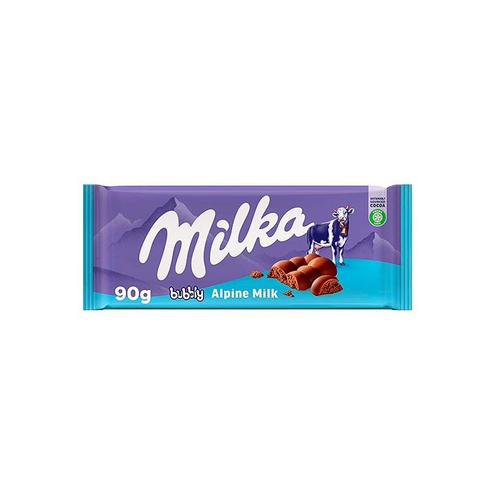 Milka Bubbly 90g - Distribución Mayorista