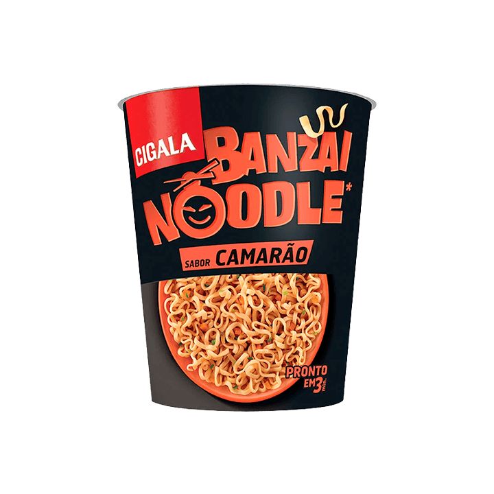 Oosterse Noedels Garnalen Banzai Noodle Cigala 67 g | Distribución Mayorista