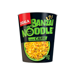 Fideos Orientales Curry Banzai Noodle Cigala 67g  - Distribución Mayorista