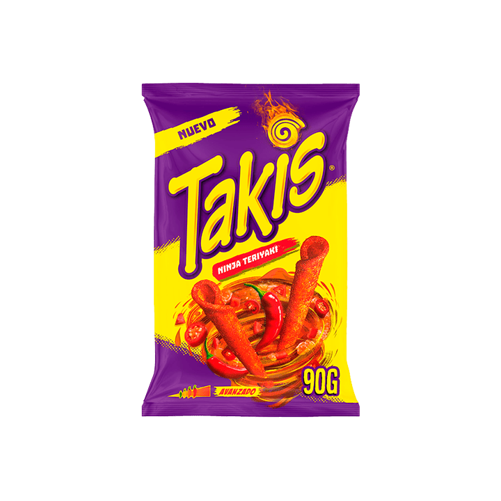 Takis Ninja Teriyaki 90g - Distribución Mayorista