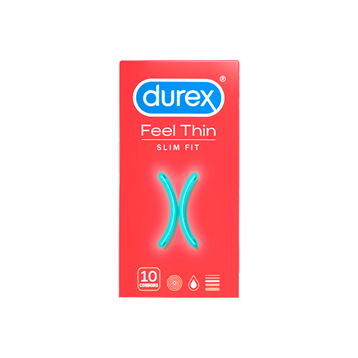 Durex Feel Thin Slim Fit 10 uds - Distribución Mayorista