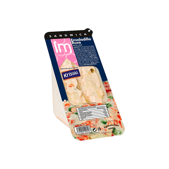 Sandwich de Ensaladilla Rusa 150g - Distribución Mayorista