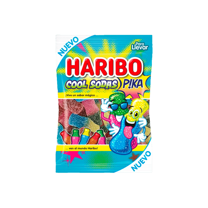 Haribo Cool Sodas Zuur 100 g - Distribución Mayorista