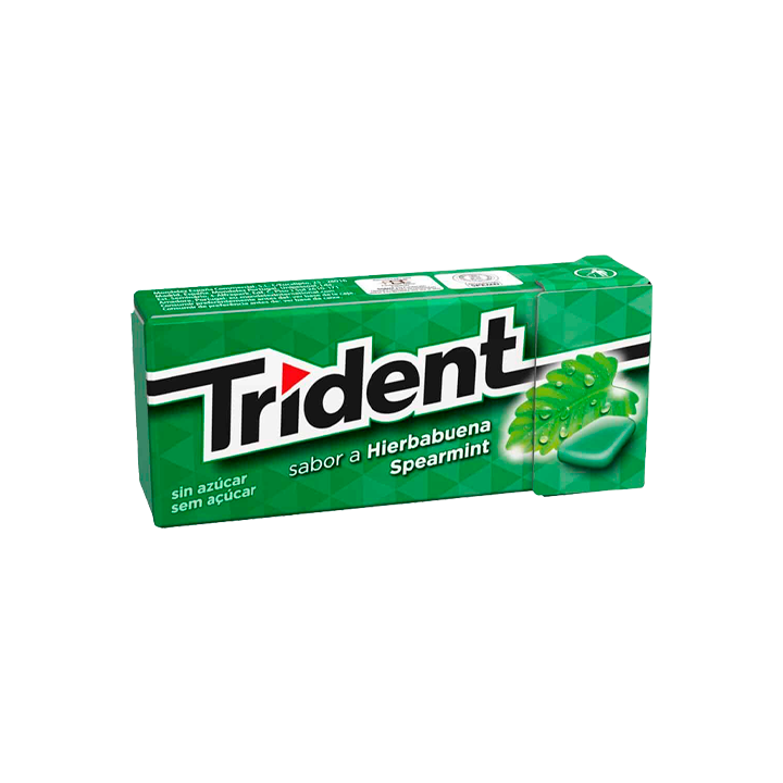 Trident Drageia Spearmint 14g - Distribución Mayorista