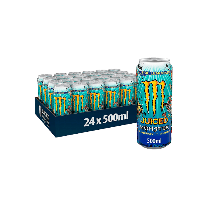 Monster Juiced Aussie Lemonade 500 ml | Distribución Mayorista