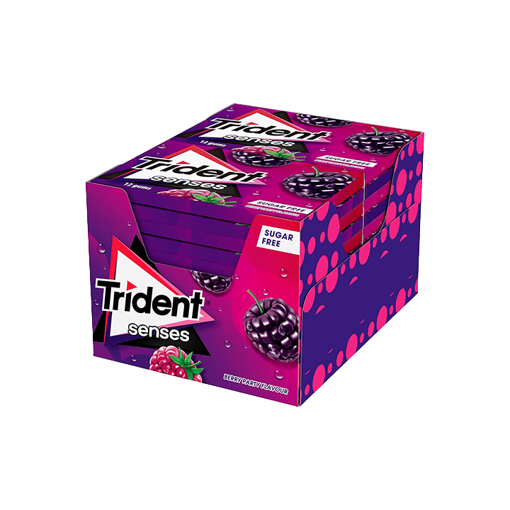 Trident Senses Berry Party | Distribución Mayorista