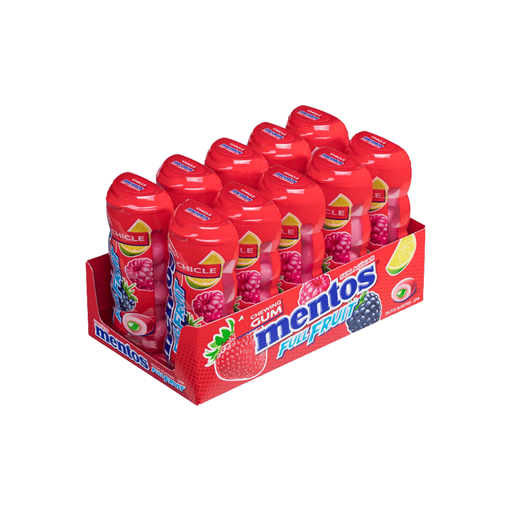 Mentos Full Fruit Gum Frutas Silvestres Lima 30g - Distribución Mayorista