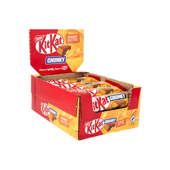 Kit Kat Chunky Peanut Butter 42g (24 uds) Nestlé - Distribución Mayorista
