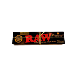 Raw Connoisseur King Size Slim + Tips Black - Distribución Mayorista