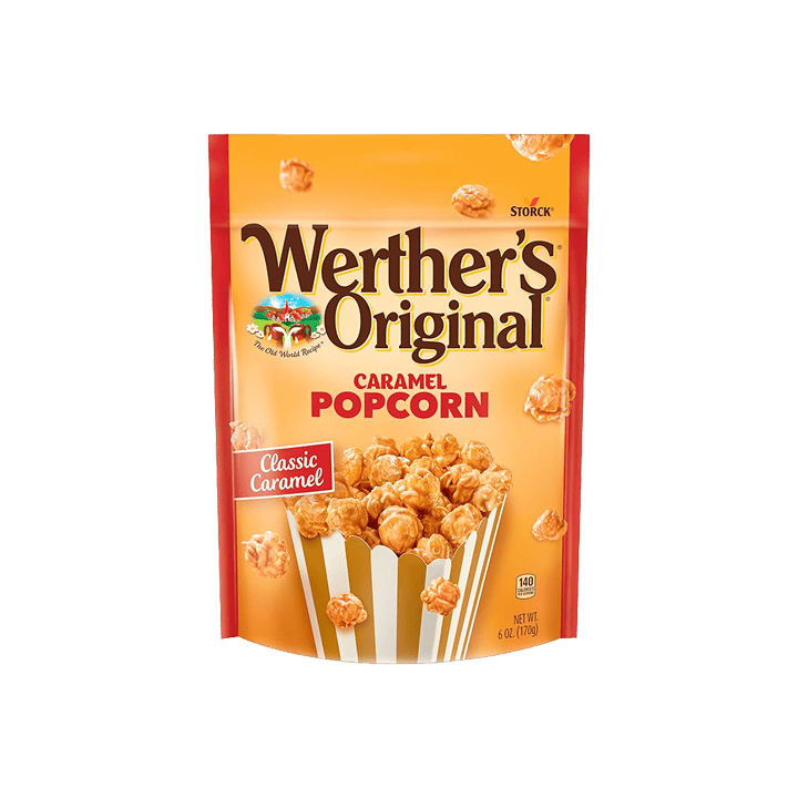 Werther's Original Popcorn Caramelo 140g - Distribución Mayorista